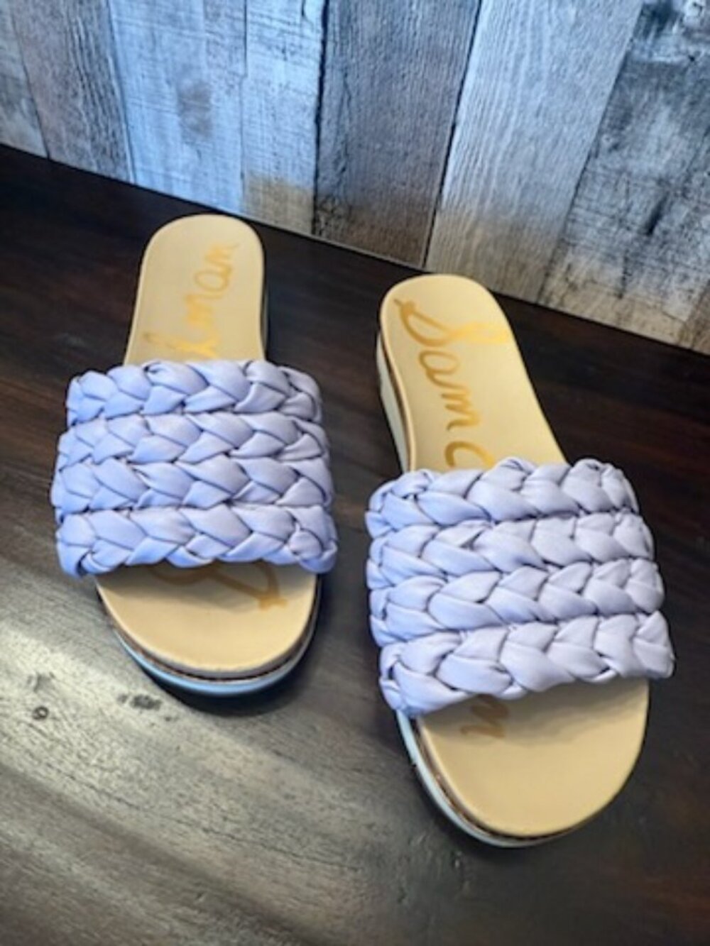 Sam Edelman Ainslie Braided Sandal - Purple/Lilac Size 7